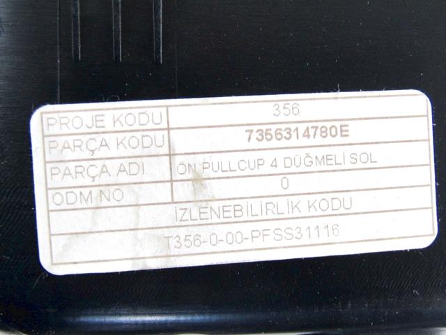 STIKALO SPREDNJIH LEVIH SIP OEM N. 735631478 ORIGINAL REZERVNI DEL FIAT TIPO 356-4P 357-5P 358-SW (2015 - 2020)DIESEL LETNIK 2016