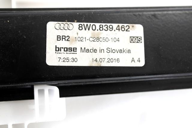 MEHANIZEM DVIGA ZADNJIH STEKEL  OEM N. 136110 SISTEMA ALZACRISTALLO PORTA POSTERIORE ELET ORIGINAL REZERVNI DEL AUDI A4 B9 BER/SW/ALLROAD (2015 - 2019)DIESEL LETNIK 2016