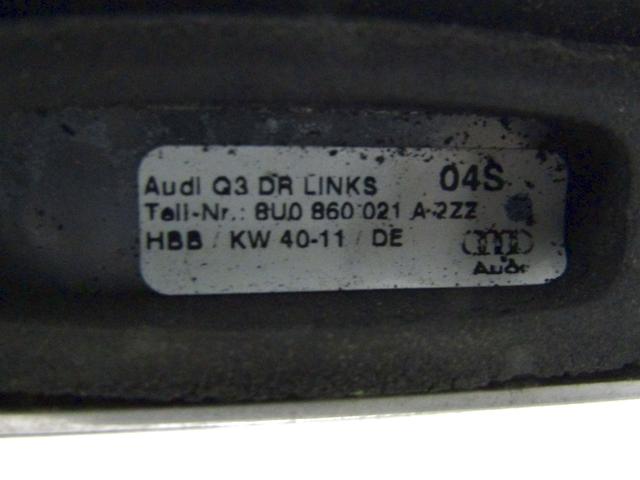 BAR STRE?NI PAR OEM N. 11791 BARRE TETTO COPPIA ORIGINAL REZERVNI DEL AUDI Q3 8U (2011 - 2014)DIESEL LETNIK 2012