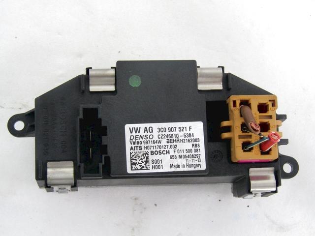 REGULATOR PREZRACEVANJA OEM N. 3C0907521F ORIGINAL REZERVNI DEL AUDI Q3 8U (2011 - 2014)DIESEL LETNIK 2012