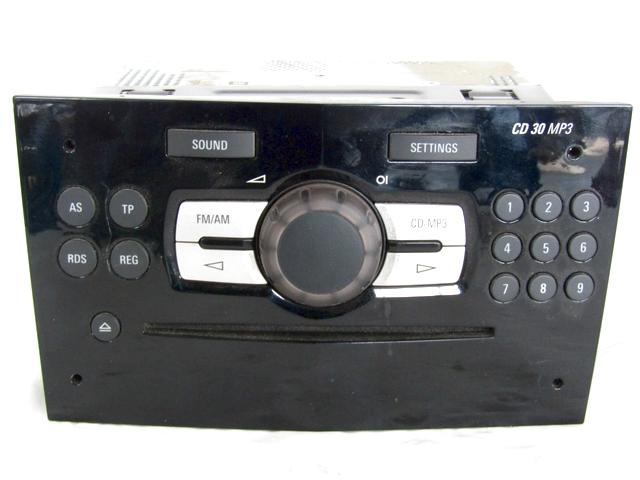 RADIO CD / OJACEVALNIK / IMETNIK HIFI OEM N. 13357129 ORIGINAL REZERVNI DEL OPEL CORSA D S07 (2006 - 2011) DIESEL LETNIK 2011