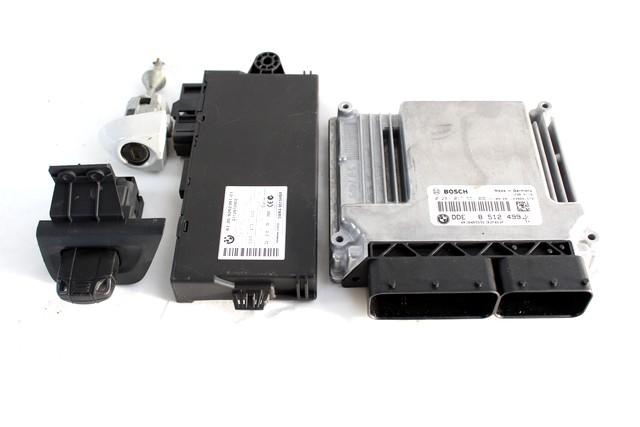 KOMPLET ODKLEPANJE IN VZIG  OEM N. 32676 KIT ACCENSIONE AVVIAMENTO ORIGINAL REZERVNI DEL BMW SERIE 1 BER/COUPE/CABRIO E81/E82/E87/E88 LCI R (2007 - 2013) DIESEL LETNIK 2011