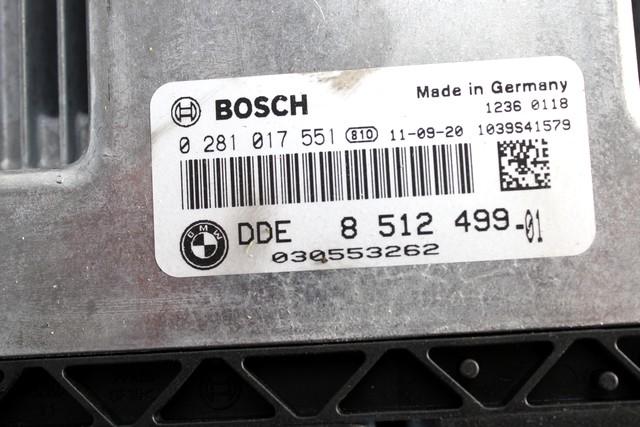 KOMPLET ODKLEPANJE IN VZIG  OEM N. 32676 KIT ACCENSIONE AVVIAMENTO ORIGINAL REZERVNI DEL BMW SERIE 1 BER/COUPE/CABRIO E81/E82/E87/E88 LCI R (2007 - 2013) DIESEL LETNIK 2011