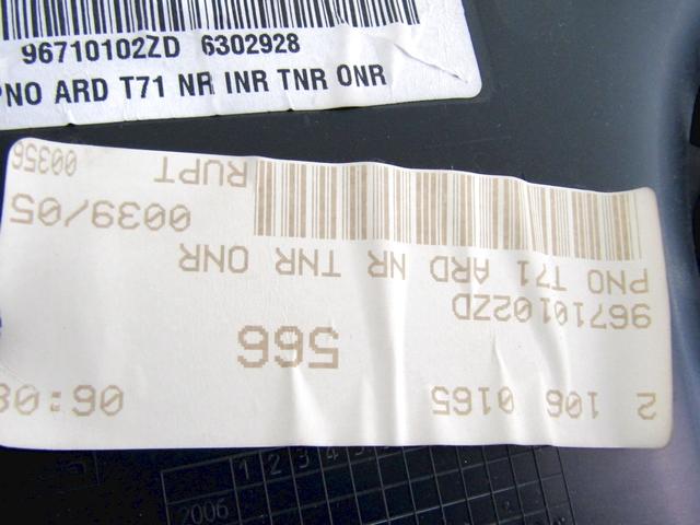 VRATNI PANEL OEM N. PNPDTPG3084ABR5P ORIGINAL REZERVNI DEL PEUGEOT 308 4A 4B 4C 4E 4H MK1 BER/SW/CC (2007 - 2013) DIESEL LETNIK 2010