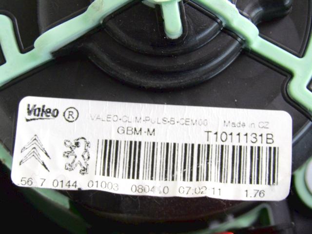 VENTILATOR  KABINE  OEM N. T1011131B ORIGINAL REZERVNI DEL PEUGEOT 308 4A 4B 4C 4E 4H MK1 BER/SW/CC (2007 - 2013) DIESEL LETNIK 2010