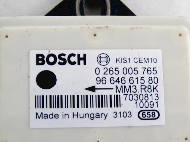 ESP OEM N. 9664661580 ORIGINAL REZERVNI DEL PEUGEOT 308 4A 4B 4C 4E 4H MK1 BER/SW/CC (2007 - 2013) DIESEL LETNIK 2010