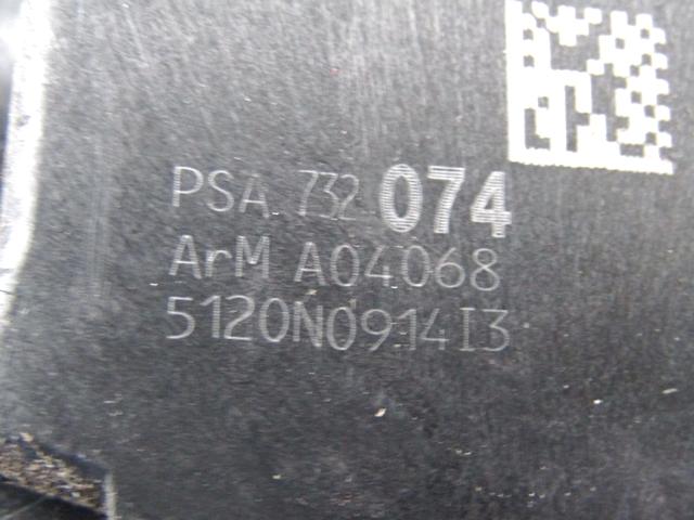 CENTRALNI ZAKLEP SPREDNJIH VRAT  OEM N. 9800616580 ORIGINAL REZERVNI DEL PEUGEOT 308 4A 4B 4C 4E 4H MK1 BER/SW/CC (2007 - 2013) DIESEL LETNIK 2010