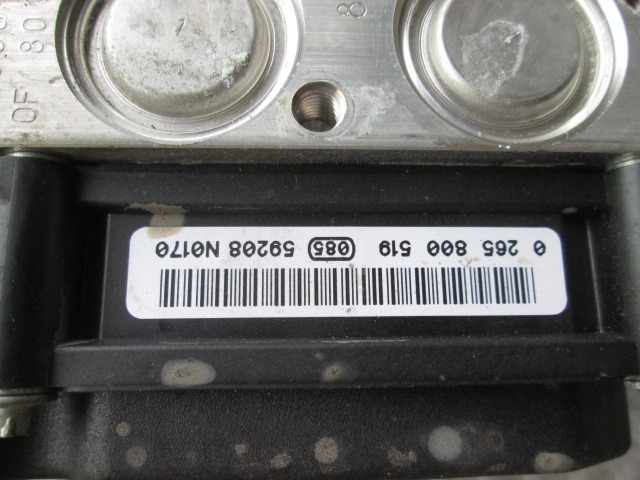 ABS AGREGAT S PUMPO OEM N. 265231734 ORIGINAL REZERVNI DEL RENAULT SCENIC/GRAND SCENIC JM0/1 MK2 (2003 - 2009) DIESEL LETNIK 2006