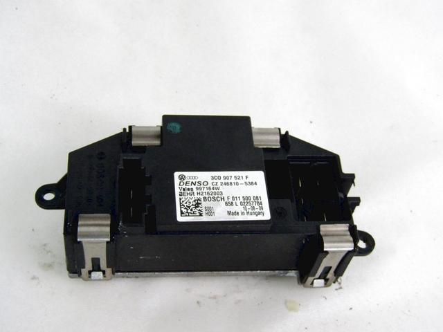 REGULATOR PREZRACEVANJA OEM N. 3C0907521F ORIGINAL REZERVNI DEL VOLKSWAGEN GOLF VI 5K1 517 AJ5 MK6 (2008-2012) DIESEL LETNIK 2011