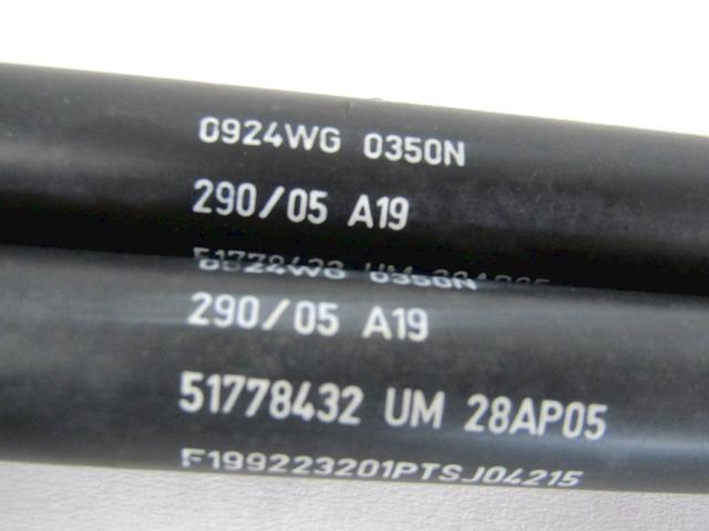 AMORTIZERJI PRTLJAZNIH VRAT  OEM N. 51778432 ORIGINAL REZERVNI DEL FIAT GRANDE PUNTO 199 (2005 - 2012) DIESEL LETNIK 2005