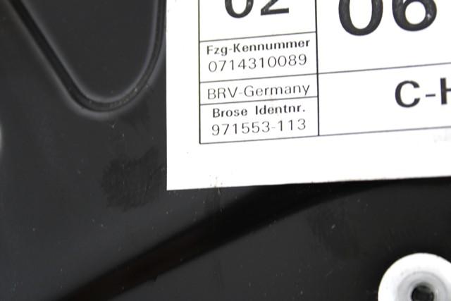 MEHANIZEM DVIGA ZADNJIH STEKEL  OEM N. 19200 SISTEMA ALZACRISTALLO PORTA POSTERIORE ELETT ORIGINAL REZERVNI DEL VOLKSWAGEN PASSAT B6 3C2 3C5 BER/SW (2005 - 09/2010)  DIESEL LETNIK 2007