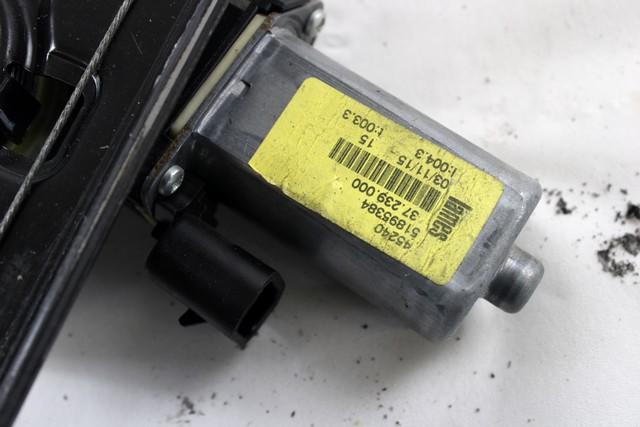 MEHANIZEM DVIGA SPREDNJIH STEKEL  OEM N. 27308 SISTEMA ALZACRISTALLO PORTA ANTERIORE ELETTR ORIGINAL REZERVNI DEL FIAT PUNTO 199 MK3 (2011 - 2017)BENZINA/METANO LETNIK 2015