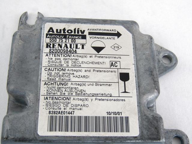 KIT AIRBAG KOMPLET OEM N. 15604 KIT AIRBAG COMPLETO ORIGINAL REZERVNI DEL RENAULT MASTER JD FD ED HD UD MK2 (1997- 2003) DIESEL LETNIK 2002