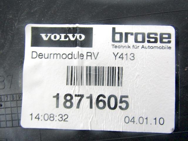 MEHANIZEM DVIGA SPREDNJIH STEKEL  OEM N. 32119 SISTEMA ALZACRISTALLO PORTA ANTERIORE ELETTR ORIGINAL REZERVNI DEL VOLVO XC60 156 (2008 - 2013)DIESEL LETNIK 2010