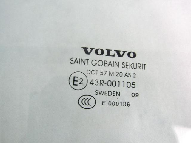 STEKLO ZADNJIH DESNIH VRAT OEM N. 30745620 ORIGINAL REZERVNI DEL VOLVO XC60 156 (2008 - 2013)DIESEL LETNIK 2010