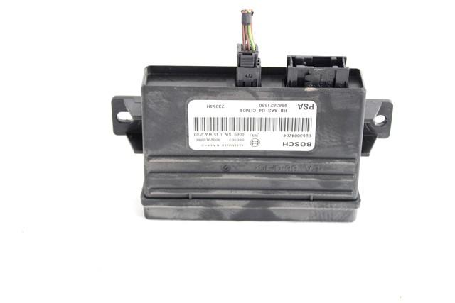 ECU PARKIRNI SENZORJI OEM N. 9663821680 ORIGINAL REZERVNI DEL CITROEN BERLINGO MK2 (2008 -2018) DIESEL LETNIK 2008