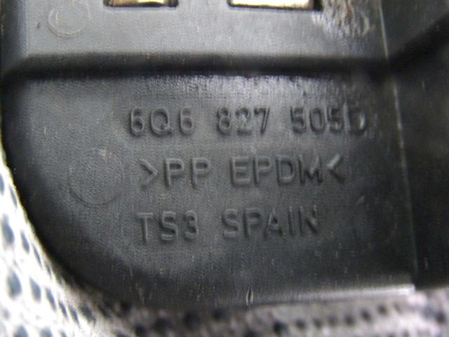 ZAKLEPANJE PRTLJA?NIH VRAT  OEM N. 6Q6827505D ORIGINAL REZERVNI DEL VOLKSWAGEN POLO 9N R (2005 - 10/2009) DIESEL LETNIK 2007