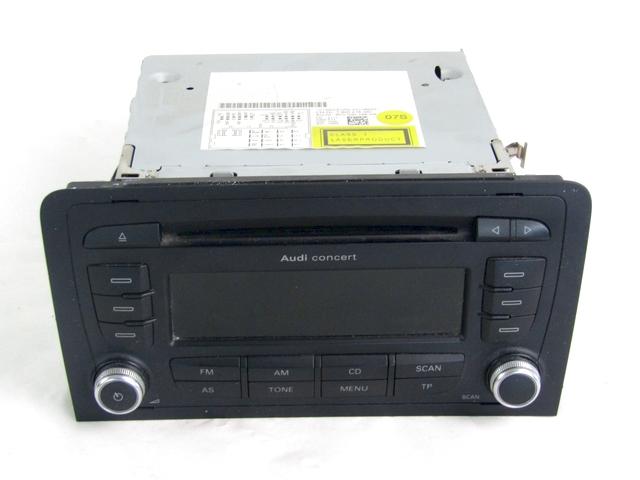 RADIO CD / OJACEVALNIK / IMETNIK HIFI OEM N. 8P0035186AB ORIGINAL REZERVNI DEL AUDI A3 MK2R 8P 8PA 8P1 8P7 (2008 - 2012)DIESEL LETNIK 2011