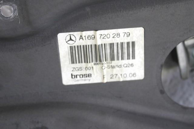 MEHANIZEM DVIGA SPREDNJIH STEKEL  OEM N. 18264 SISTEMA ALZACRISTALLO PORTA ANTERIORE ELETTR ORIGINAL REZERVNI DEL MERCEDES CLASSE A W169 5P C169 3P (2004 - 04/2008) DIESEL LETNIK 2006