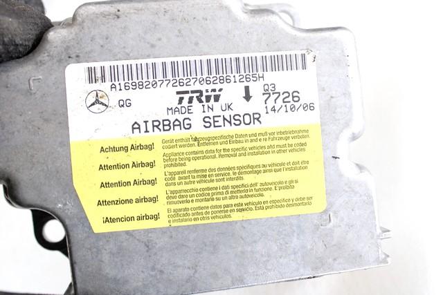 KIT AIRBAG KOMPLET OEM N. 18264 KIT AIRBAG COMPLETO ORIGINAL REZERVNI DEL MERCEDES CLASSE A W169 5P C169 3P (2004 - 04/2008) DIESEL LETNIK 2006