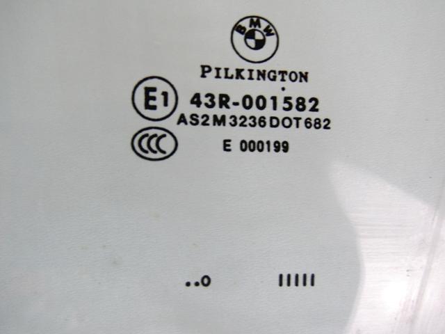 STEKLO SPREDNJIH LEVIH VRAT OEM N. 51337067791 ORIGINAL REZERVNI DEL BMW SERIE 1 BER/COUPE/CABRIO E81/E82/E87/E88 LCI R (2007 - 2013) DIESEL LETNIK 2010