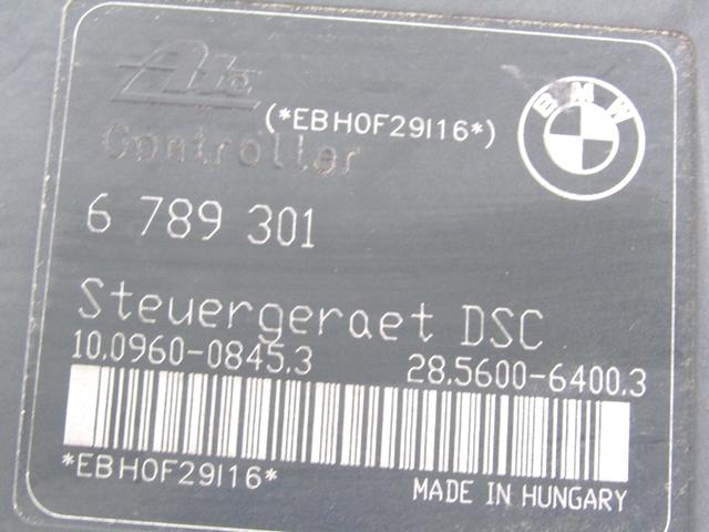 ABS AGREGAT S PUMPO OEM N. 34516789300 ORIGINAL REZERVNI DEL BMW SERIE 1 BER/COUPE/CABRIO E81/E82/E87/E88 LCI R (2007 - 2013) DIESEL LETNIK 2010