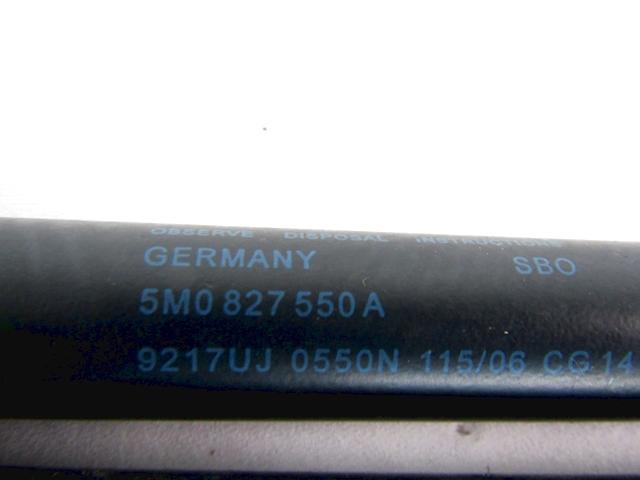 AMORTIZERJI PRTLJAZNIH VRAT  OEM N. 5M0827550A ORIGINAL REZERVNI DEL VOLKSWAGEN GOLF PLUS 5M1 521 MK1 (2004 - 2009) DIESEL LETNIK 2006