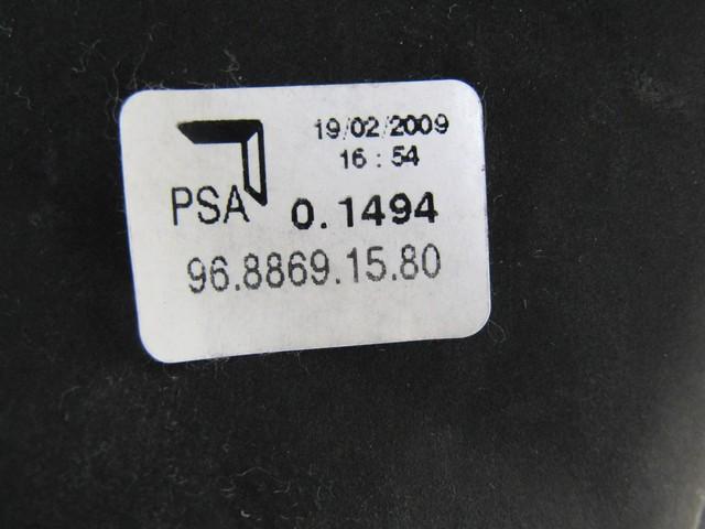 MEHANIZEM Z SLU?ALKE IN POMMELLO OEM N. 9688691580 ORIGINAL REZERVNI DEL CITROEN C4 MK1 / COUPE L LC (2004 - 08/2009) DIESEL LETNIK 2009