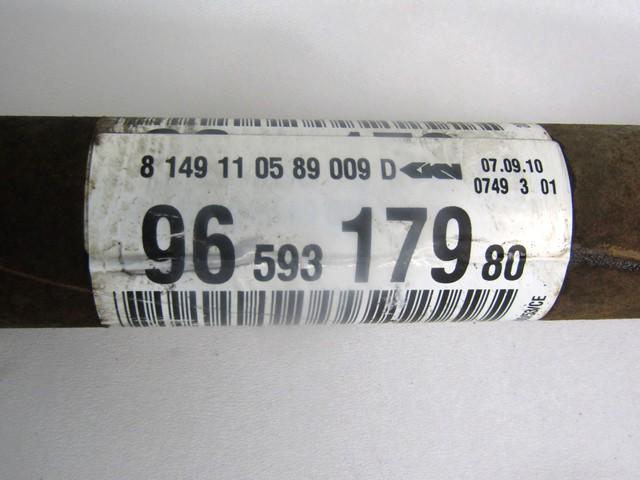 DESNA SPREDNJA POGONSKA GRED  OEM N. 9659317980 ORIGINAL REZERVNI DEL PEUGEOT 207 / 207 CC R WA WC WD WK (05/2009 - 2015) DIESEL LETNIK 2010