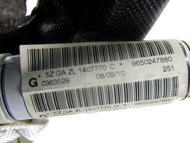 ZRACNA BLAZINA GLAVA LEVA OEM N. 9650247880 ORIGINAL REZERVNI DEL PEUGEOT 207 / 207 CC R WA WC WD WK (05/2009 - 2015) DIESEL LETNIK 2010