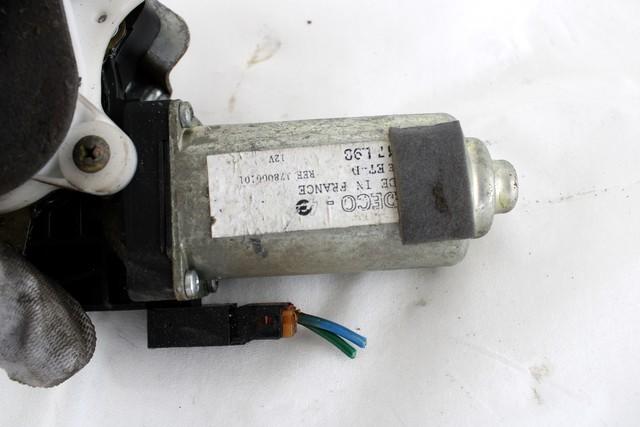 MEHANIZEM DVIGA SPREDNJIH STEKEL  OEM N. 5990 SISTEMA ALZACRISTALLO PORTA ANTERIORE ELETTRI ORIGINAL REZERVNI DEL NISSAN TERRANO II R20 (1996 - 1999) DIESEL LETNIK 1999