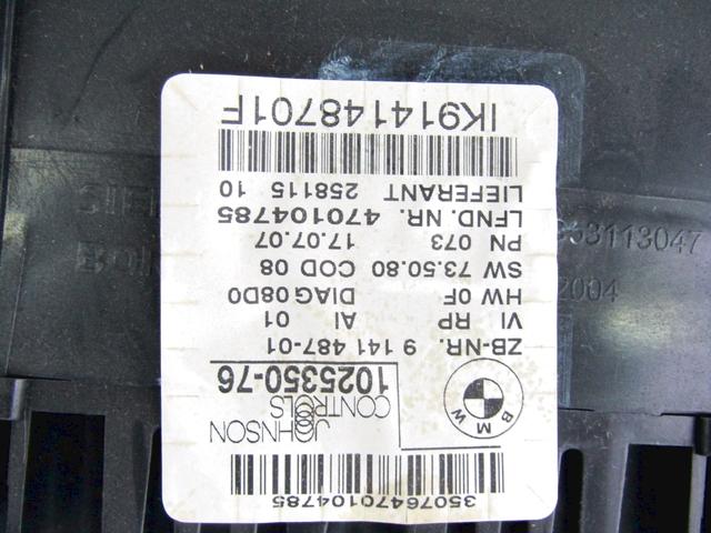 KILOMETER STEVEC OEM N. 9141487 ORIGINAL REZERVNI DEL BMW SERIE 3 BER/SW/COUPE/CABRIO E90/E91/E92/E93 (2005 -2009) DIESEL LETNIK 2007