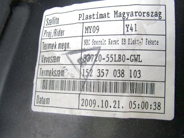 NOTRANJA OBLOGA SPREDNJIH VRAT OEM N. PNASTFT16FYRSV5P ORIGINAL REZERVNI DEL FIAT SEDICI FY R (05/2009 - 2014) DIESEL LETNIK 2009