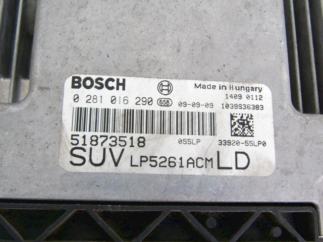 KOMPLET ODKLEPANJE IN VZIG  OEM N. 1799 KIT ACCENSIONE AVVIAMENTO ORIGINAL REZERVNI DEL FIAT SEDICI FY R (05/2009 - 2014) DIESEL LETNIK 2009