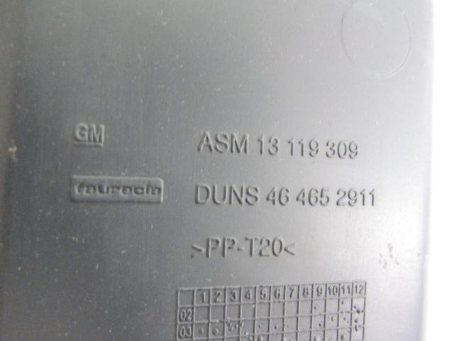 PREDAL ZA DOKUMENTE OEM N. 13119309 ORIGINAL REZERVNI DEL OPEL MERIVA A X03 R (2006 - 2010) DIESEL LETNIK 2006