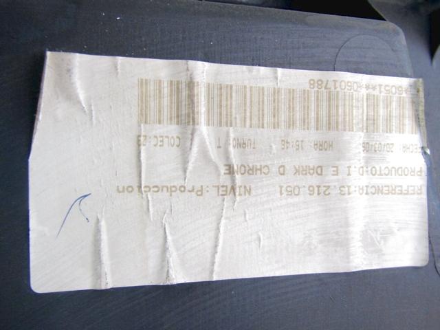 NOTRANJA OBLOGA SPREDNJIH VRAT OEM N. PNASTOPMERIVAAX03RMV5P ORIGINAL REZERVNI DEL OPEL MERIVA A X03 R (2006 - 2010) DIESEL LETNIK 2006