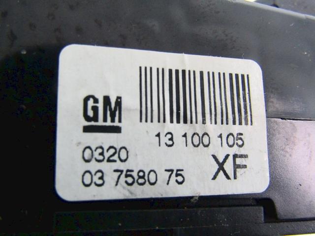 STIKALO VARNOSTNIH ZMIGAVCEV  OEM N. 13100105 ORIGINAL REZERVNI DEL OPEL ASTRA H A04 L48,L08,L35,L67 5P/3P/SW (2004 - 2007) BENZINA LETNIK 2006