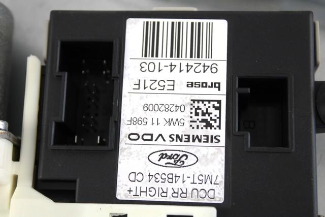 MEHANIZEM DVIGA SPREDNJIH STEKEL  OEM N. 18517 SISTEMA ALZACRISTALLO PORTA ANTERIORE ELETTR ORIGINAL REZERVNI DEL FORD FOCUS DA HCP DP MK2 R BER/SW (2008 - 2011) DIESEL LETNIK 2009