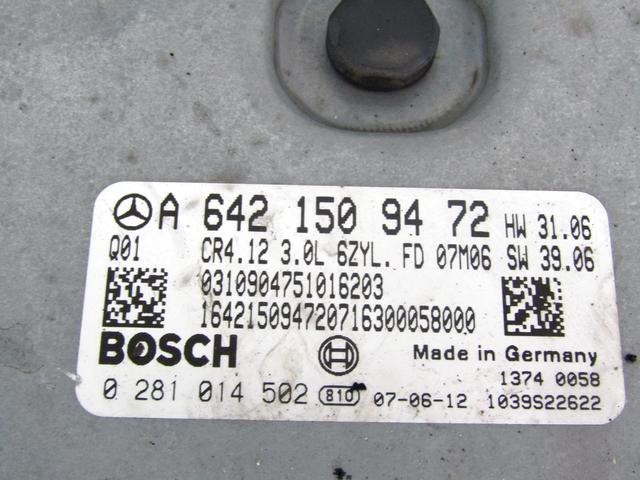 KOMPLET ODKLEPANJE IN VZIG  OEM N. 18708 KIT ACCENSIONE AVVIAMENTO ORIGINAL REZERVNI DEL MERCEDES CLASSE CLK W209 C209 COUPE A209 CABRIO (2002 - 2010)DIESEL LETNIK 2007