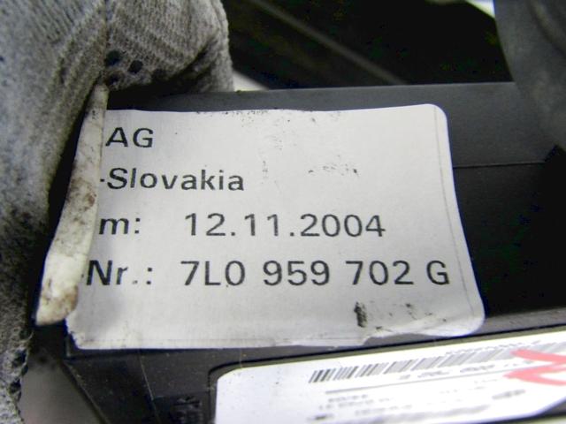 MEHANIZEM DVIGA SPREDNJIH STEKEL  OEM N. 16695 SISTEMA ALZACRISTALLO PORTA ANTERIORE ELETTR ORIGINAL REZERVNI DEL PORSCHE CAYENNE 9PA MK1 (2003 -2008) BENZINA LETNIK 2004