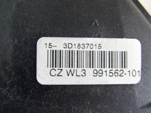 CENTRALNO ZAKLEPANJE PREDNIH LEVIH VRAT OEM N. 3D1837015 ORIGINAL REZERVNI DEL PORSCHE CAYENNE 9PA MK1 (2003 -2008) BENZINA LETNIK 2004