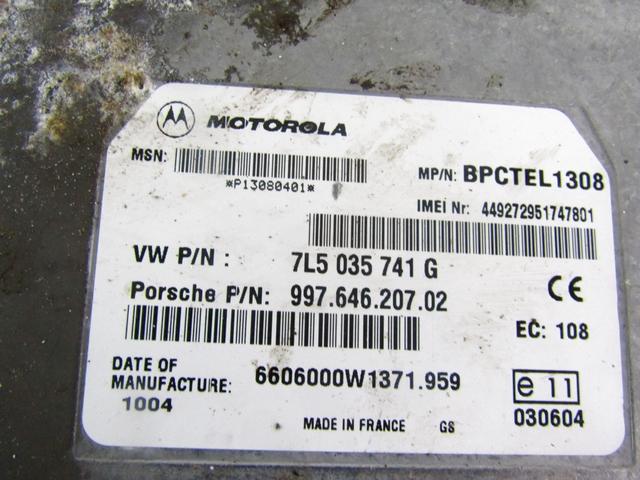 RAZNE KRMILNE ENOTE  OEM N. 7L5035741G ORIGINAL REZERVNI DEL PORSCHE CAYENNE 9PA MK1 (2003 -2008) BENZINA LETNIK 2004