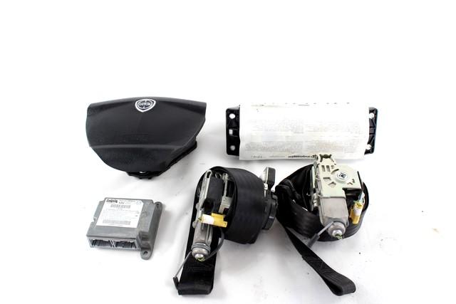 KIT AIRBAG KOMPLET OEM N. 9258 KIT AIRBAG COMPLETO ORIGINAL REZERVNI DEL LANCIA Y YPSILON 843 R (2006 - 2011) BENZINA/GPL LETNIK 2009