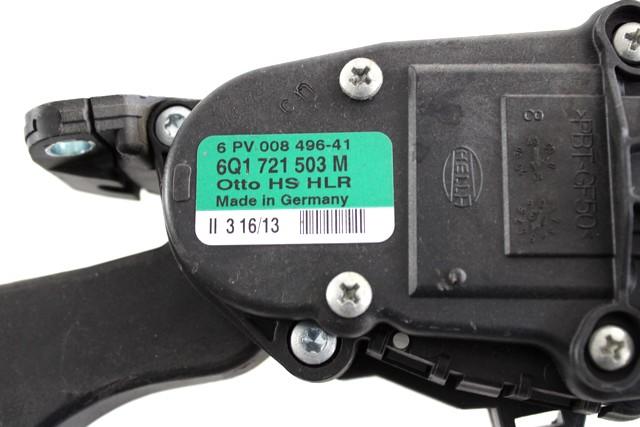 PEDALI OEM N. 6Q1721503M ORIGINAL REZERVNI DEL VOLKSWAGEN POLO 6R1 6C1 (06/2009 - 02/2014) BENZINA LETNIK 2013