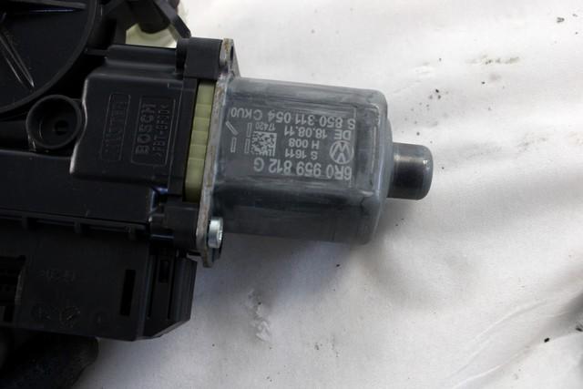 MEHANIZEM DVIGA ZADNJIH STEKEL  OEM N. 32819 SISTEMA ALZACRISTALLO PORTA POSTERIORE ELETT ORIGINAL REZERVNI DEL VOLKSWAGEN POLO 6R1 6C1 (06/2009 - 02/2014) DIESEL LETNIK 2011