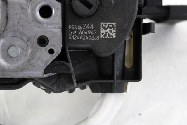 CENTRALNO ZAKLEPANJE PREDNIH LEVIH VRAT OEM N. 9800624480 ORIGINAL REZERVNI DEL CITROEN C3 MK2 SC (2009 - 2016) DIESEL LETNIK 2014