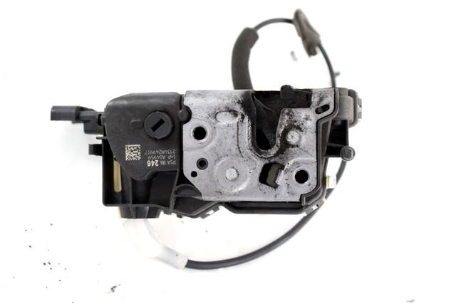 CENTRALNI ZAKLEP SPREDNJIH VRAT  OEM N. 9800624680 ORIGINAL REZERVNI DEL CITROEN C3 MK2 SC (2009 - 2016) DIESEL LETNIK 2014