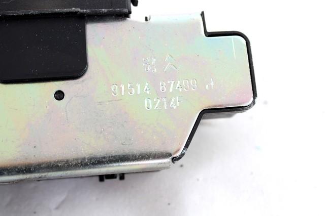 ZAKLEPANJE PRTLJA?NIH VRAT  OEM N. 9684648680 ORIGINAL REZERVNI DEL CITROEN C3 MK2 SC (2009 - 2016) DIESEL LETNIK 2014