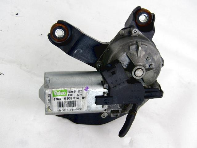 MOTORCEK ZADNJEGA BRISALCA OEM N. 67636932013 ORIGINAL REZERVNI DEL MINI ONE / COOPER BERLINA CABRIO R56 R57 (2007 - 2013) DIESEL LETNIK 2009