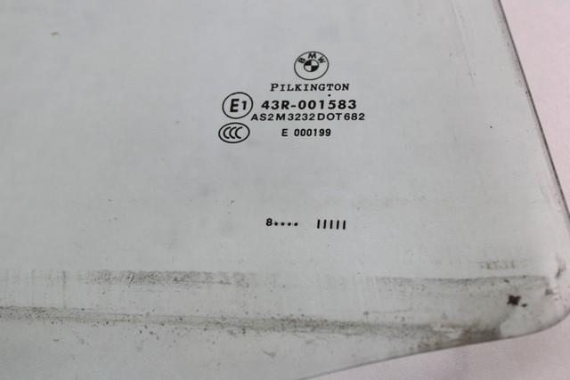 STEKLO ZADNJIH DESNIH VRAT OEM N. 51357067794 ORIGINAL REZERVNI DEL BMW SERIE 1 BER/COUPE/CABRIO E81/E82/E87/E88 LCI R (2007 - 2013) DIESEL LETNIK 2008